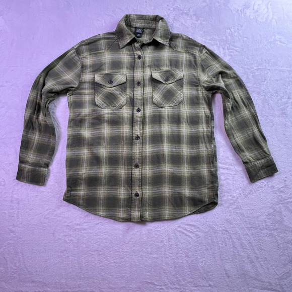 wild fable Tops - Wild Fable Green Plaid Button Down Shirt Medium NWT Oversized Cotton Flannel Top